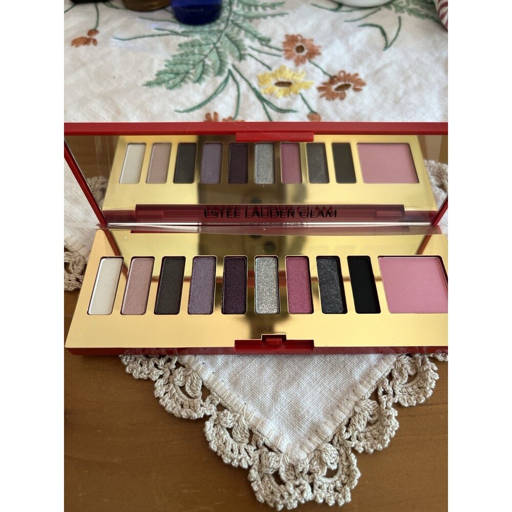 Estee Lauder Pure Color Envy Sculpting Eye and Cheek Palette Glam New